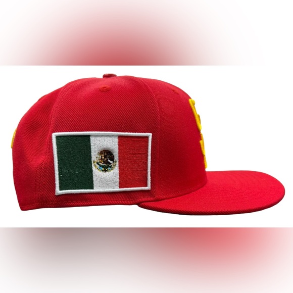 NEW San Diego Padres PRO STANDARD Red Mexico Side Patch Flat Brim Cap Gray UV - Picture 2 of 10